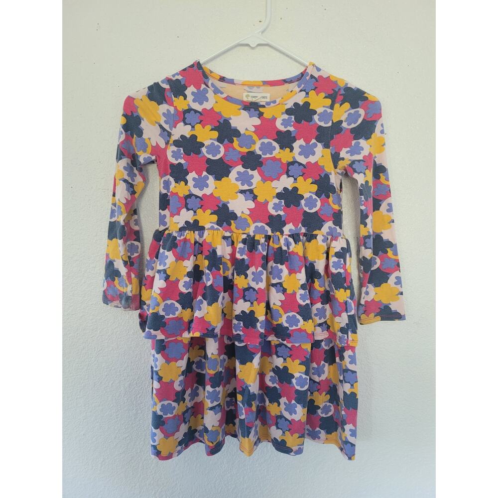 Tucker + Tate Girls Flower Long Sleeve Dress size 6 #7‎